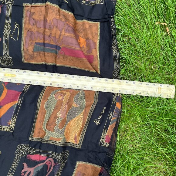 90's chunk fabric abstract famous artists ~55 in. x 40 in. PICASSO MATISSE - Picture 4 of 5